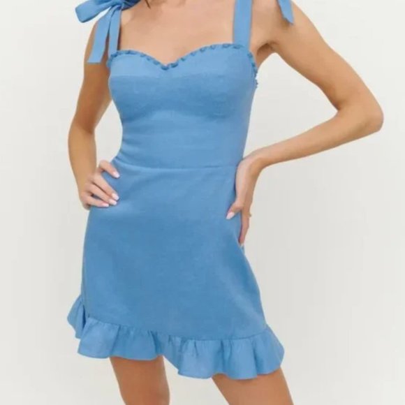 Reformation Dresses & Skirts - Reformation - Desiree Linen Dress Size 0